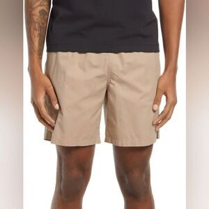 NWT BP. Elastic Waist Shorts in Tan Nomad